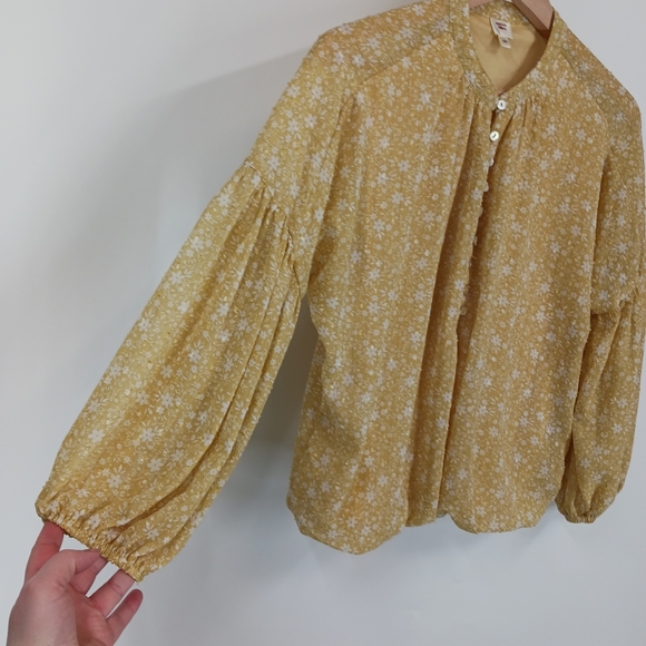 Autres Filles Floral Chiffon Blouse - Picture 3 of 5